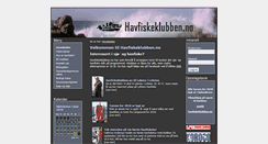 Desktop Screenshot of havfiskeklubben.no